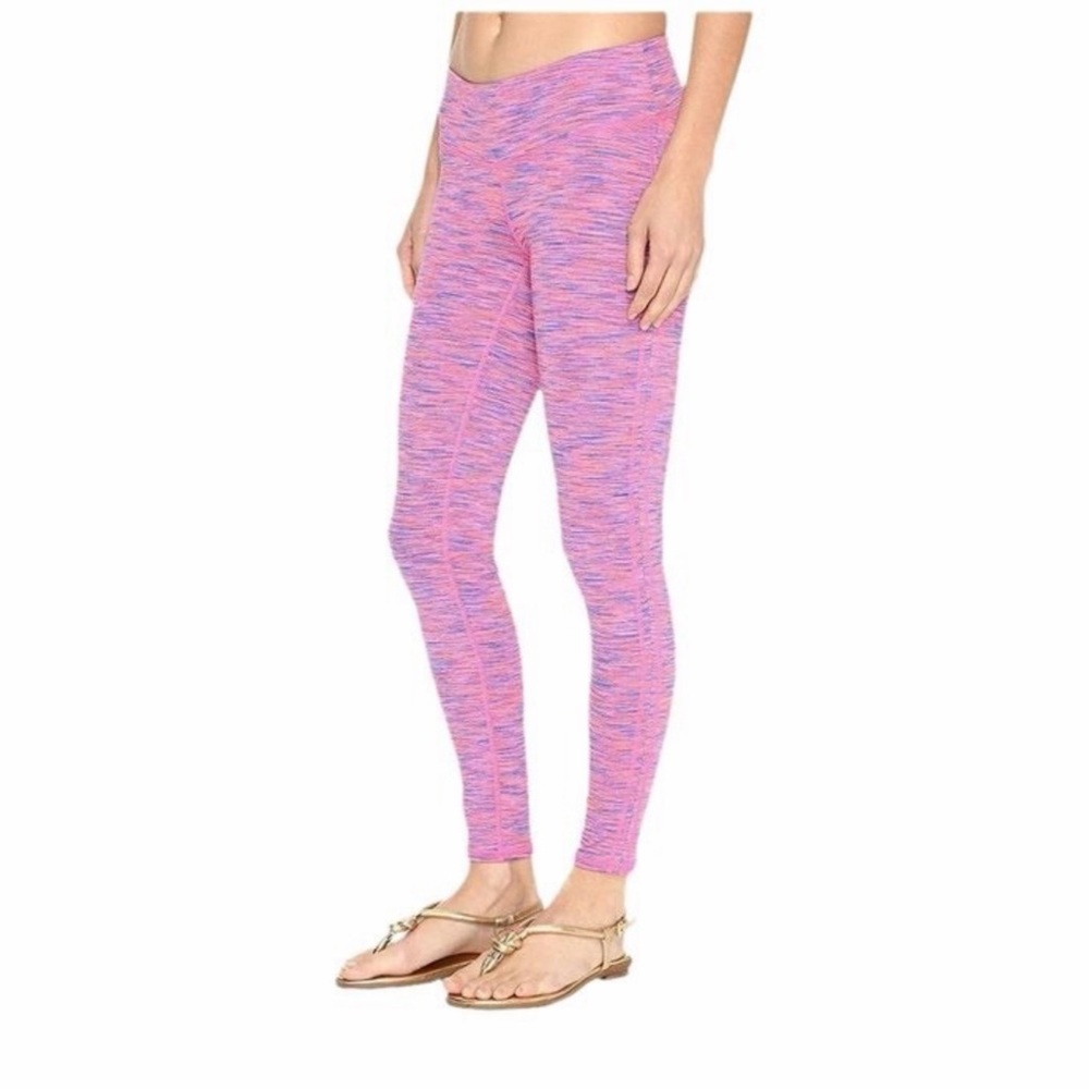 Lilly Pulitzer Weekender Leggings in Pink Space Dye, size M